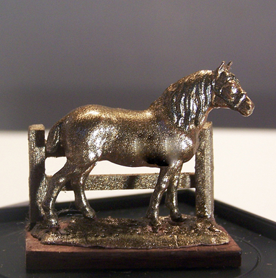 Bronze Draft Horse - Click Image to Close